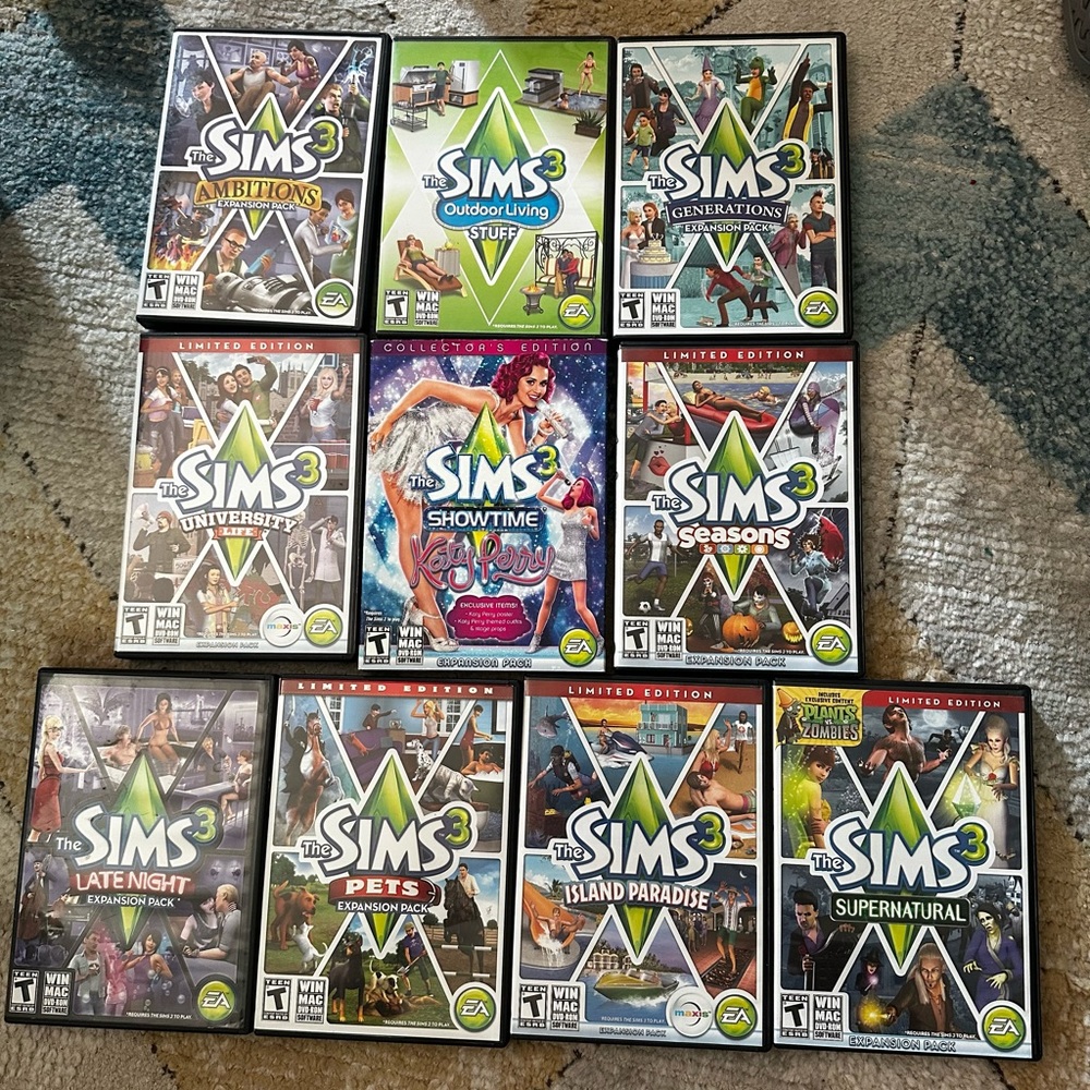 Sims 3 Expansions
